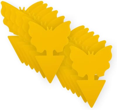 Vliegenstrips - Plakstrips Vliegen - Planten Beschermen - Niet-giftige Lijm - 13x8 cm - Geel