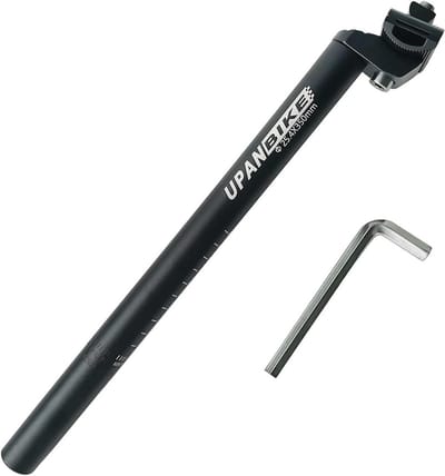 Zadel met Verstelbare Klem, 350 mm, Aluminium Legering voor Fietsen