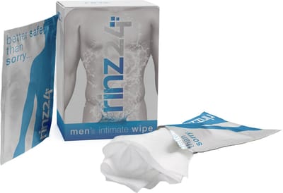 Rinz24 Men's Intimate Wipes (6 verfrissingsdoekjes)