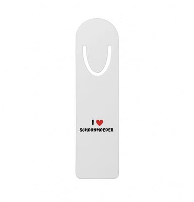Hacebo® - I love schoonmoeder metalen boekenlegger - Schoonmoeder - de liefste schoonmoeder - Moeder cadeautjes - moederdag - verjaardag - geschenk - kado Bladwijzer boekenleggers - 12.7 cm x 3.2cm