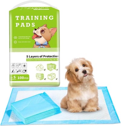 Hygiënische Puppyonderleggers - 100 Stuks, Lekvrij, 5-laags, Sneldrogend voor Honden