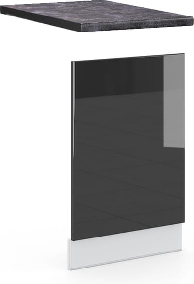 Vicco Fame-Line Frontpaneel – 45 cm, WB Antraciet Antraciet Hoogglans