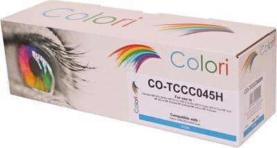 Colori huismerk toner geschikt voor Canon 045H 045 cyan voor I-Sensys LBP-610 Series LBP-611cn LBP-612cdw LBP-613cdw LBP-613cw MF-630 MF-631cn MF-632cdw MF-634cdw MF-635cx MF-636cdwt