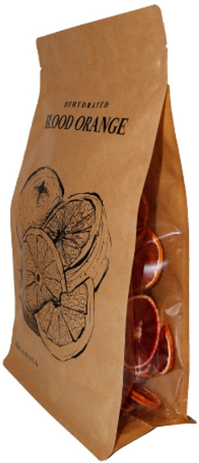 Botanica Gedroogde Bloedsinaasappelschijfjes – 110g – 100% natuurlijk - Garnering voor Gin Tonic, Cocktails & Desserts – Premium gedroogd fruit