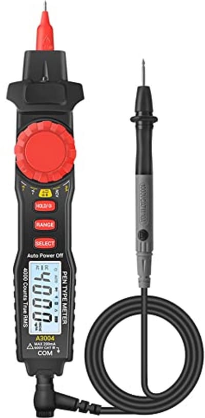 Digitale Pen Type Multimeter Auto Range Tester 4000 Telt - Contactloze AC/DC Spanning, Weerstand, Capaciteit, Diode en Continuïteit Tester Tool
