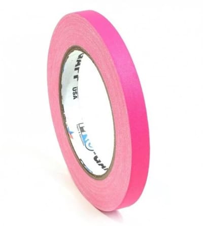 Pro Tapes Pro Gaff Fluor Gaffa Tape 12mm x 22,8m Roze