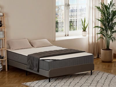 Vente-unique Hybride matras 120 x 200 cm met pocketveren, 7 zones en sterk veerkrachtig schuim, 26 cm dik - AUDACE van PALACIO L 200 cm x H 26 cm x D 120 cm