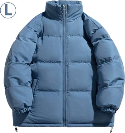 Bovista Winterjas Voor Dames - Faux Fur Bontkraag - Parka - Jas - Winter - Volwassen - Blauw - Maat L