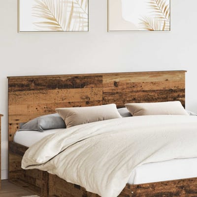 vidaXL Hoofdbord Oud Hout Bewerkt hout