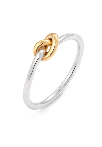 Elli - Ring - Dames Knoop Delicaat Filigraan in 925 Sterling Zilver - Dames