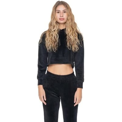 Capuchon sweaters Leone 1947 Woman Hoody Velvet Glam Winter
