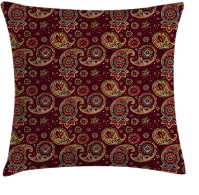 ABAKUHAUS Paisley-Kussenhoes – 40x40 cm – Dubbelzijdig bedrukt, met rits