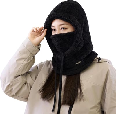 Dailygoods - Fleece Bivakmuts - Winddicht en Ademend Thermisch Masker voor Outdoor Activiteiten