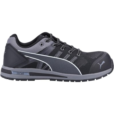 PUMA Elevate Knit Black Low 643160-41 Veiligheidsschoenen S1P Schoenmaat (EU): 41 Zwart, Grijs 1 stuk(s)