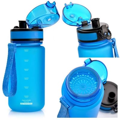 Meteor Bidon 350 ml - Sportbidon - Nauwkeurige Tritan, Blauw