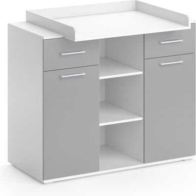 Vicco Leonie Commode – 113 x 109 cm Grijs