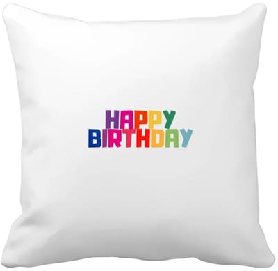 Akyol - happy birthday Kussen hoes - Happy birthday - iemand die jarig is - de jarige - verjaardagscadeau - kado - geschenk - gift - leuke verjaardagscadeau - 40 bij 40 cm