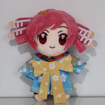 Diva Vtuber Virtuele Zanger Knuffel Figuur Anime Kasaneteto Knuffel Speelgoed Cartoon 20cm Gevulde Pop Zacht Schattig Meisje Fan Verjaardagscadeau