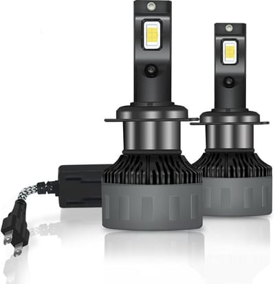 TLVX H18 Premium High Power LED lampen 31.200 Lumen 6000k Helder Wit licht (set 2 stuks) CANBUS EMC adapter, Extra Fel Wit licht, CSP LED CHIP 100 Watt Auto, Dimlicht - Grootlicht – Mistlicht -Koplampen - Autolamp - Autolampen - 12V - APK Lichtbeeld