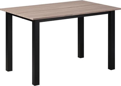 Durham-Eettafel 120x80 cm, 6 plaatsen in eikenhout look