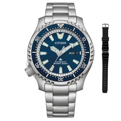 Citizen Promaster Fugu Limited Edition NY0161-63LE Duikhorloge - Staal - Zilverkleurig - Ø 42 mm