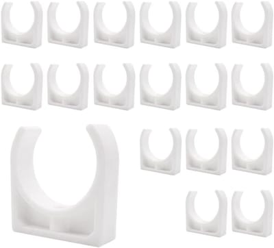 18-delige U-vormige buisklem set, binnen diameter 40mm, ideaal voor waterleidingen, bevestigen en ondersteunen van buizen