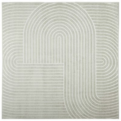 vidaXL - Binnen- - en - buitenkleed - PALMERAS - Groen - 120 - x - 120 - cm - Polyester