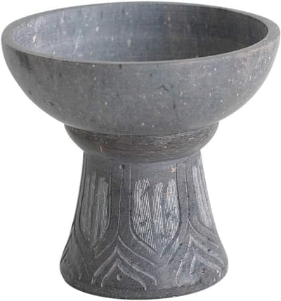 Rookmelk Rookvat Softstone 12 cm Hoogte en 12,5 cm Diameter
