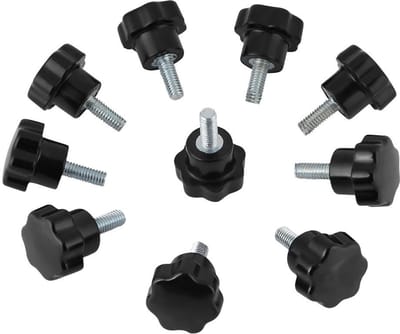Dailygoods- Manopole Set van 10 - Handgrepen voor Gereedschap - Kunststof - Duurzaam - Universele Pasvorm - Comfortabele Grip