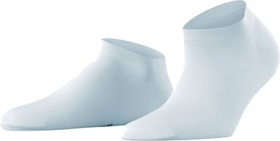 FALKE Fine Softness lichte gevoel elegant modal 50 DEN sneakersokken enkelsokken dames blauw - maat 35-38