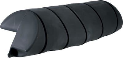 Dockfender, lengte 110cm, diameter 24cm - zwart