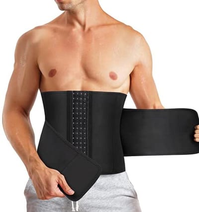 Verstelbare Neopreen Buikweggordel voor Heren - Ideaal voor Fitness en Sport