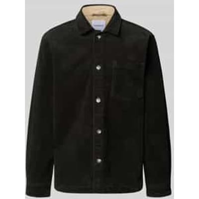 Modern fit overhemdjack met borstzak, model 'Superflex'