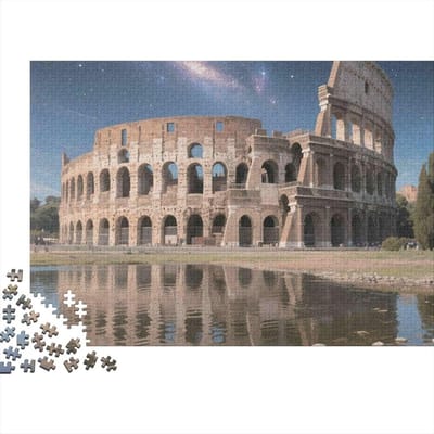 Legpuzzel 1000 stukjes - Volwassen puzzel - Ontspanning thuis - Nauwkeurig gestanst - 52 x 38 cm - Nachthemel