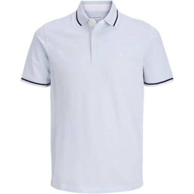 Jack & Jones Poloshirt Jjepaulos Polo Ss Noos 12136668 Celestial Blue/play Mannen Maat - L