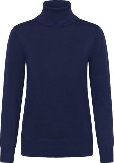 Saint Tropez J2046, MilaSZ Rollneck Pullover Dames Trui - Navy Peony
