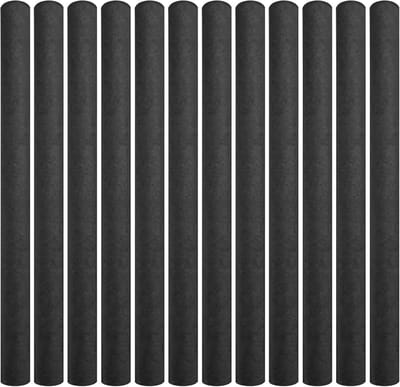 Trampoline Paalhoezen - Beschermende Vulling - Veilig Springen - Set van 12 - 40cm Lengte - Zwart