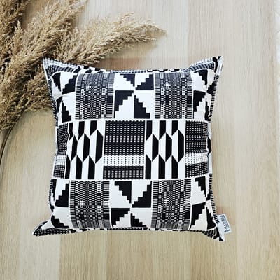 Set van 2 Decoratieve Kussenhoesen | 40x40cm | African Print Inspired Print Cushion Cover