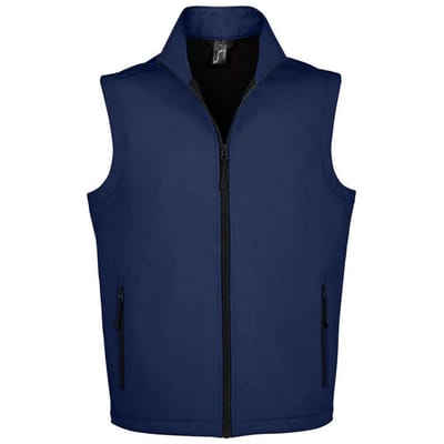 SOLS Heren Race Softshell Body Warmer (Franse marine)