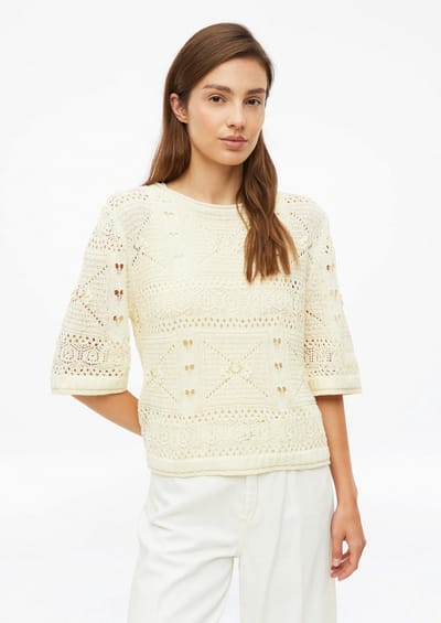 Bohemian Trui van Hoge Kwaliteit met Bootnek Dames s.Oliver