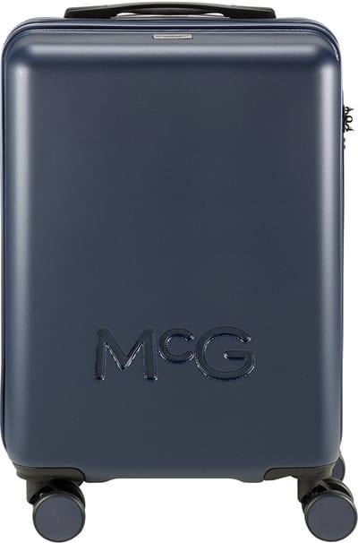 McGregor SoHo Koffer - Handbagagekoffer met 4 Dubbele Zwenkwielen en TSA-Slot - Navy - 54cm