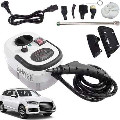Hogedruk Stoomreiniger - Multifunctionele Reiniger - Dieptereiniging Huis - Snelverwarming 2500W - 1100 ml Reservoir - Wit