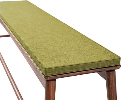 Bankkussen Voor Buiten - Tuinkussen - Comfortabel Zitten - Waterafstotend Materiaal - 160 x 40 cm - Lichtgroen