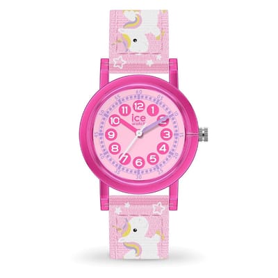 Ice Watch ICE learning - Pink unicorn 024496 Horloge - Nylon - Roze - Ø 28 mm