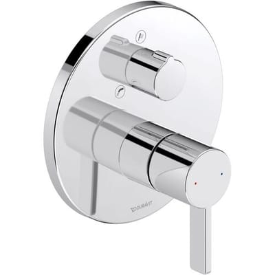 Duravit D-Neo single lever bath mixer UP, with diverter valve DE5210018010