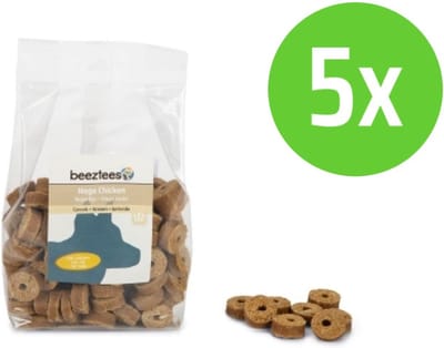 Beeztees Mjammies Kip - hondensnack - 450 gram - 5 verpakkingen