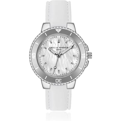 Stof horloge voor vrouwen met zachte en gladde afwerking Amelia Parker Clayne