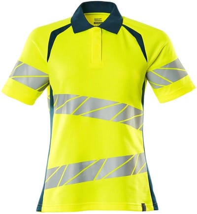 Mascot Accelerate Safe Poloshirt 19093-771 - hi-vis geel/donkerpetrol - 5XL