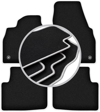 CARLUX-SILVER automatten voor: Skoda Scala hatchback (2019-)