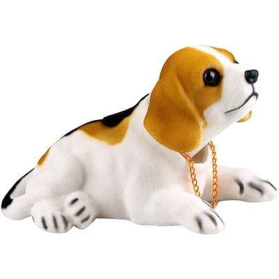 Auto Hond Sieraden Schuddend Hoofd Schattige Cartoon Dieren Figuren Decoraties voor Dashboard Bureau Koffie